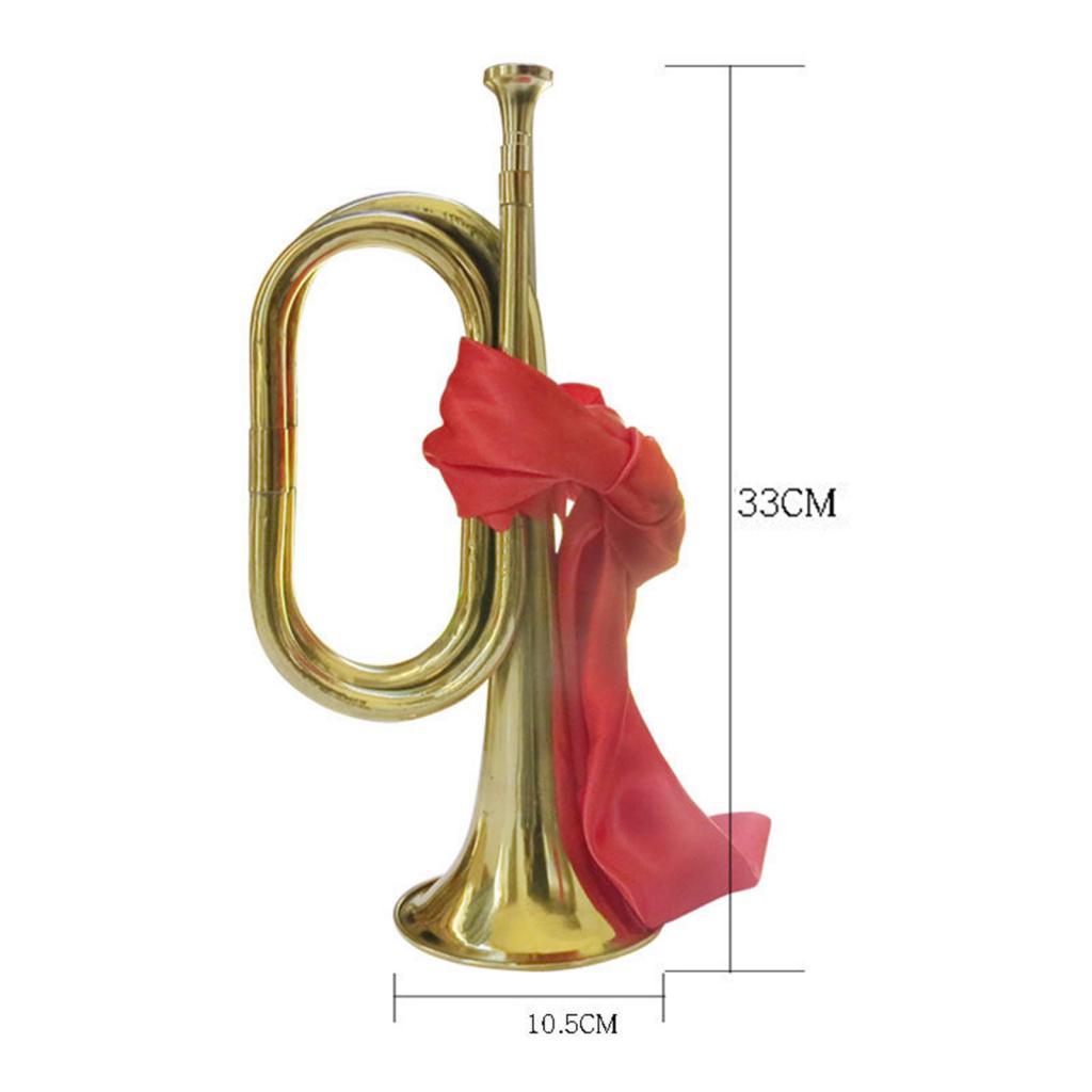 Musical Instrument Bugle - بوق قياسي للعزف الموسيقي بطول 13